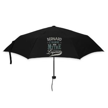 Bernard l homme le mythe la légende humour prénom - Parapluie standard - noir - Devant
