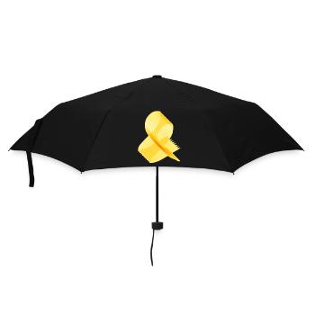 Und noch viel mehr - Regenschirm (klein) - Schwarz - Vorne