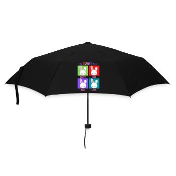 My Rabbit Mood - Umbrella (small) - black - Front