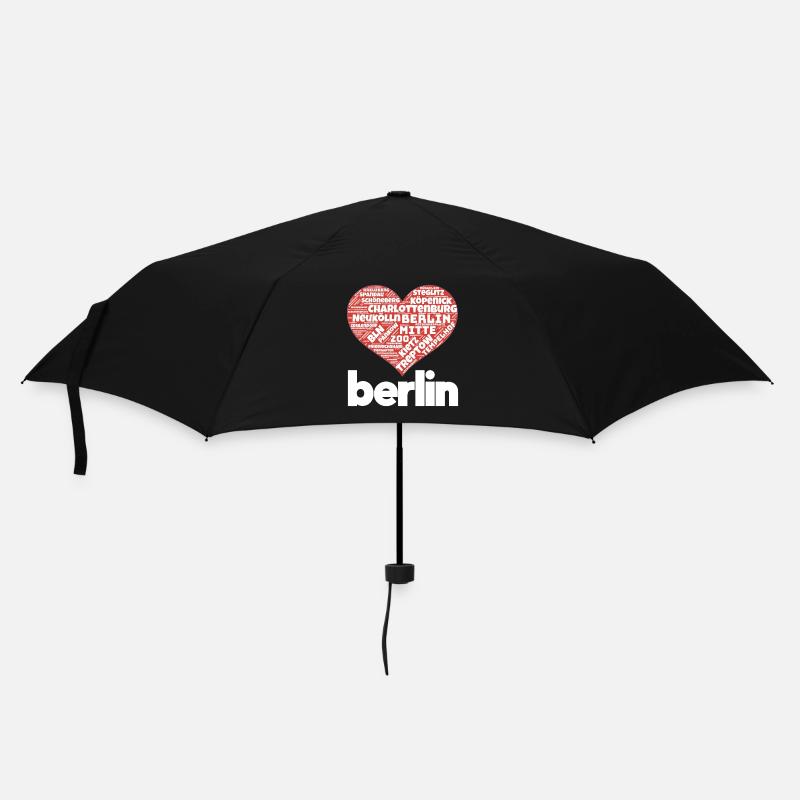Berlin - Regenschirm (klein) - Schwarz