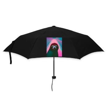 portrait d'un paresseux relax - Parapluie standard - noir - Devant