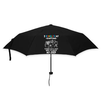 Il s’est avéré que j’avais juste besoin de conduire mes Jeeps - Parapluie standard - noir - Devant