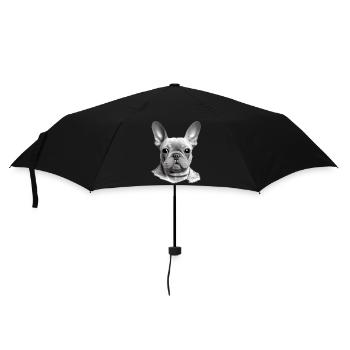 Chiens Chien Bouledogue Français Dog Propriétaire - Parapluie standard - noir - Devant