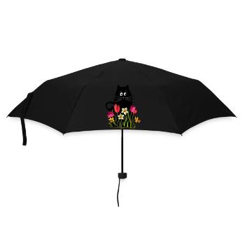 Cat - Umbrella (small) - black - Front