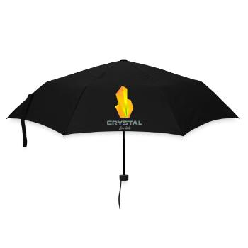 crystal for life - Regenschirm (klein) - Schwarz - Vorne