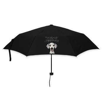 Dalmatiner - Regenschirm (klein) - Schwarz - Vorne