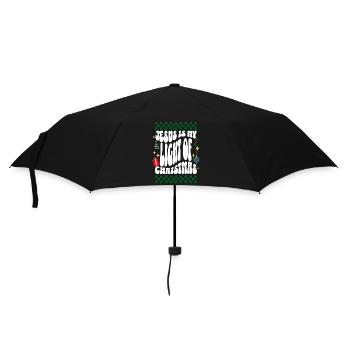 Jésus est ma lumière de Noël chrétien laid Noël - Parapluie standard - noir - Devant