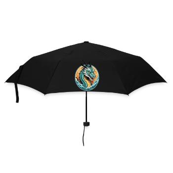 See Drachen - Regenschirm (klein) - Schwarz - Vorne