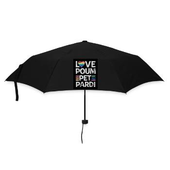 LOVE POUMPET OF COURSE - Umbrella (small) - black - Front