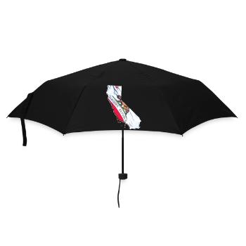 Californie (États-Unis) | Drapeau réel | Carte du drapeau - Parapluie standard - noir - Devant