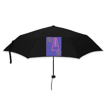 Metronom Beats - Regenschirm (klein) - Schwarz - Vorne