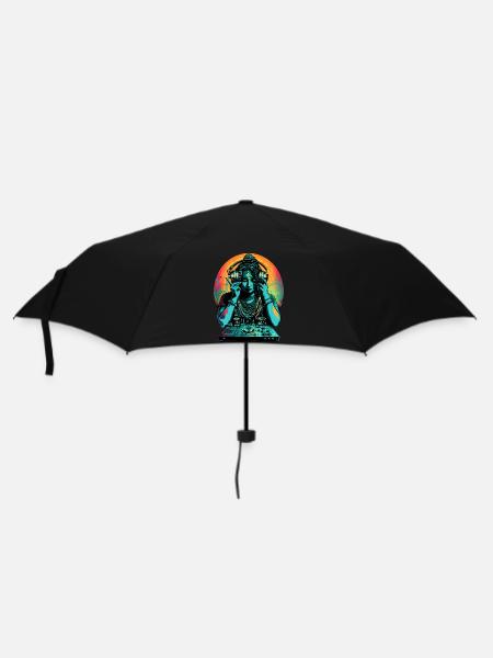 Goddess DJ - Umbrella (small) - black
