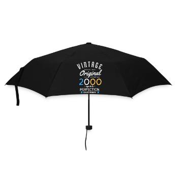 2000 Vintage Anniversaire 2000 original birthday - Parapluie standard - noir - Devant