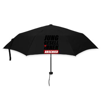 Enterrement de vie de jeune fille Jga Coeur - Parapluie standard - noir - Devant