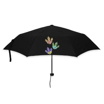 DINOSAURIER-Drucke - Regenschirm (klein) - Schwarz - Vorne