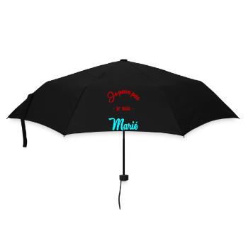 JE PEUX PAS. MARIE. FUTUR MARIE. - Parapluie standard - noir - Devant