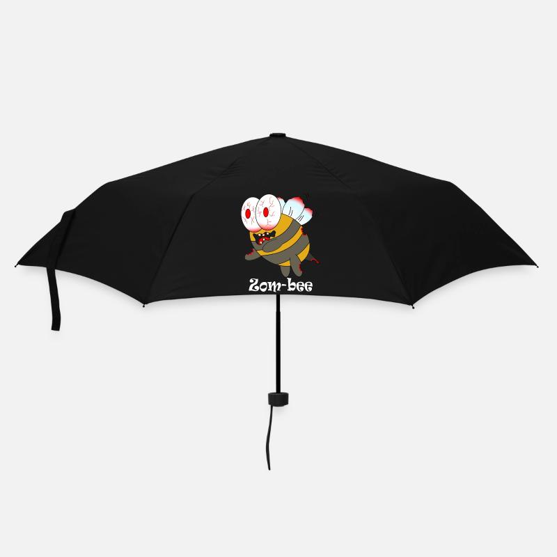 zom bee - Regenschirm (klein) - Schwarz