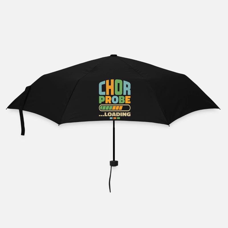 "Chorprobe loading" Chor Chorsänger Singen Musik - Regenschirm (klein) - Schwarz
