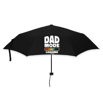 Funny Dad Mode Chargement Citation Meilleur Papa Jamais - Parapluie standard - noir - Devant