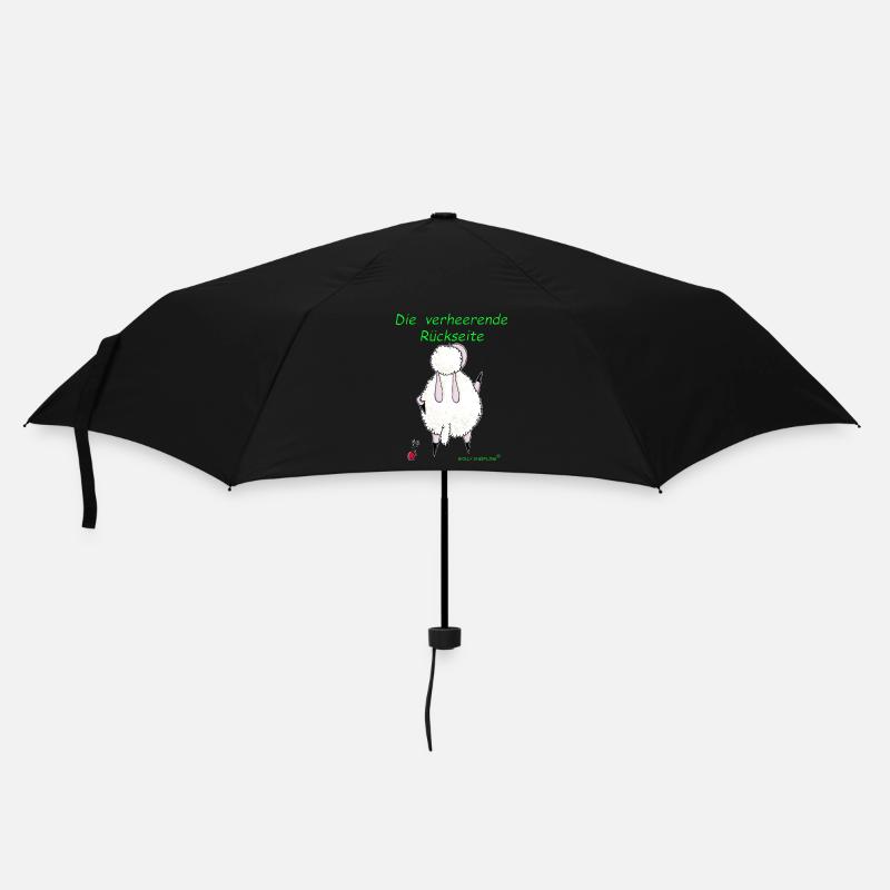 Die verheerende Rückseite - Wolly Sheepling Gaming - Regenschirm (klein) - Schwarz