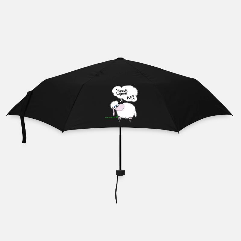 Nöpedi, Nöpedi, NÖ! Wolly Sheepling Gaming - Regenschirm (klein) - Schwarz