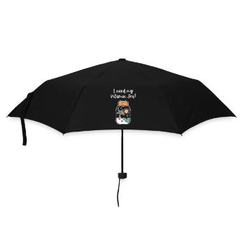J’ai besoin de ma vitamine mer plage en bouteille drôle - Parapluie standard - noir - Devant