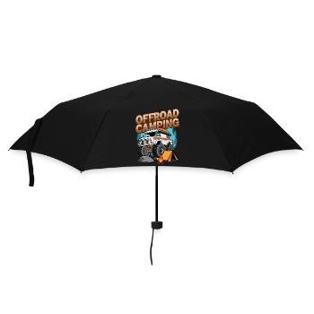 Off-road camping - Umbrella (small) - black - Front