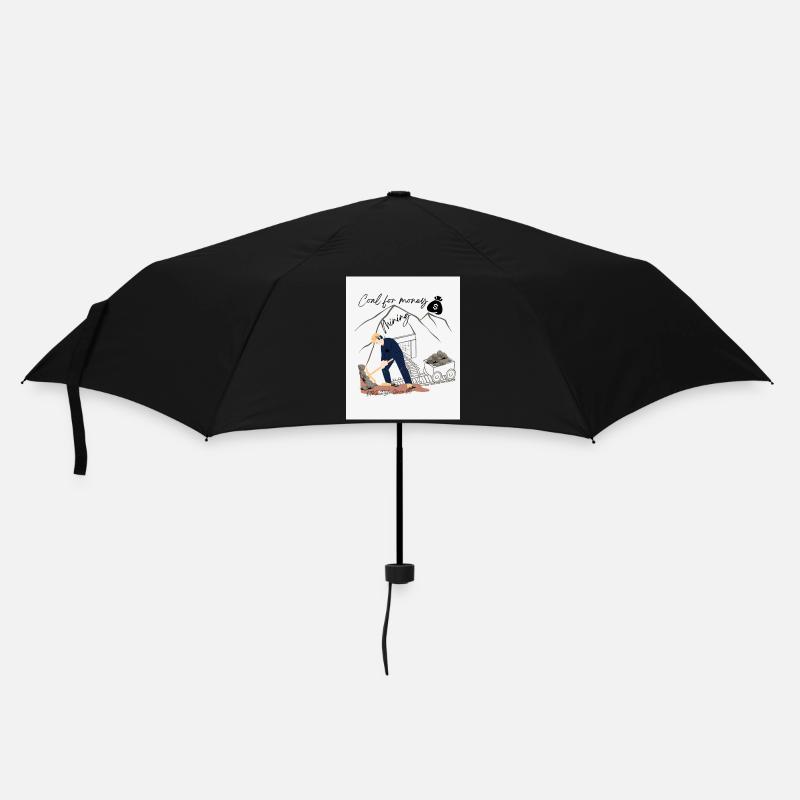 Mining Design - Regenschirm (klein) - Schwarz