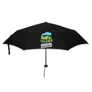 Vélo de montagne Gravel Scène d’aventure - Parapluie standard - noir - Devant