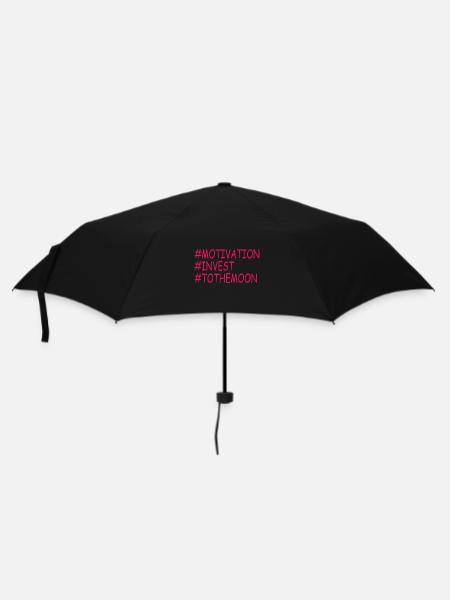 Geld Motivation Profit Gewinn Performance Rendite - Regenschirm (klein) - Schwarz