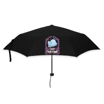 Chat fantôme - Parapluie standard - noir - Devant