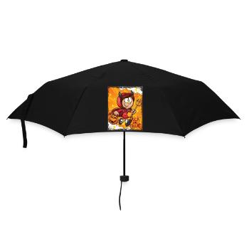 Cute Witch Halloween Trick Or Treat Fun - Umbrella (small) - black - Front