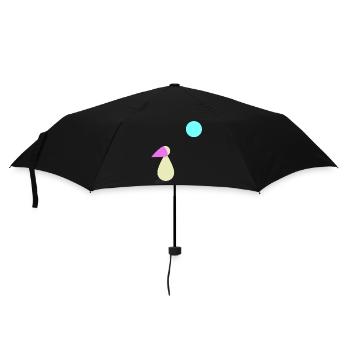 Longing Moonlight Gift - Umbrella (small) - black - Front