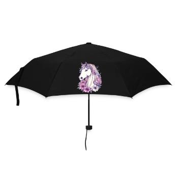 Cheval - Parapluie standard - noir - Devant