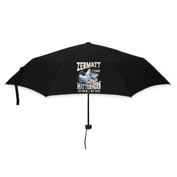 Zermatt rock climbing 3 - Umbrella (small) - black - Front
