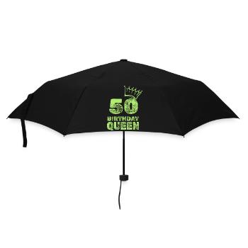 Birthday 50 - Umbrella (small) - black - Front
