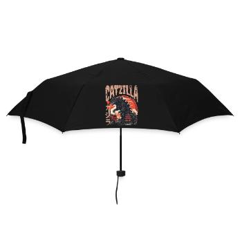Chat Kaiju Japonais - Parapluie standard - noir - Devant
