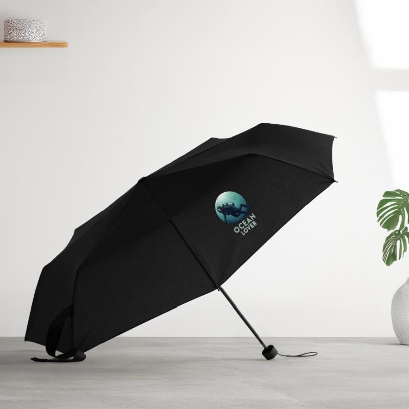 Plongeur amoureux de l’océan Parapluie standard