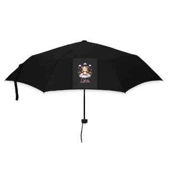 Lina  - Regenschirm (klein) - Schwarz - Vorne