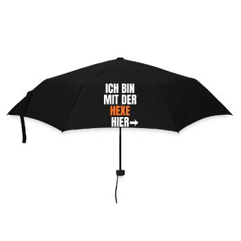 I'm with the witch here - Umbrella (small) - black - Front