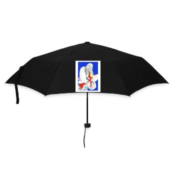 Colorful manga girl - Umbrella (small) - black - Front