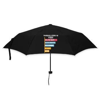 Why I Lose at Football Player Soccer - Parapluie standard - noir - Devant