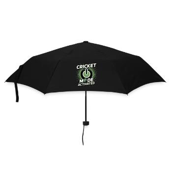 Lustiges Kricket Spruch Vintage Cricket Spiel - Regenschirm (klein) - Schwarz - Vorne