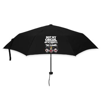 Déclaration Pas Mon Cirque, Pas Mon Singe - Parapluie standard - noir - Devant