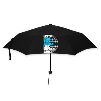 Heal the World - Regenschirm (klein) - Schwarz - Vorne