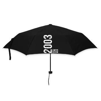 23rd Birthday Man Woman 23 Years 2003 Gift - Umbrella (small) - black - Front