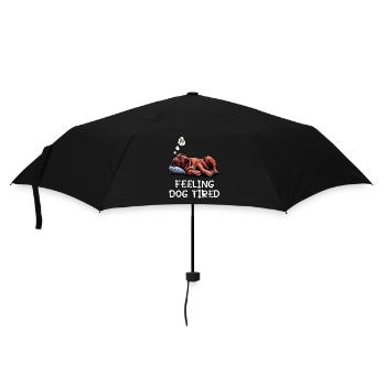 Feeling Dog Tired Bordeaux Mastiff Bordeaux - Umbrella (small) - black - Front
