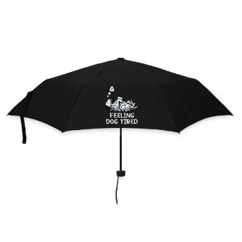 Feeling Dog Tired Dalmatian Dalmatian Owner - Umbrella (small) - black - Front