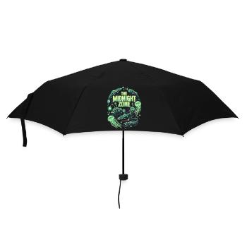 Plastic Sea - Regenschirm (klein) - Schwarz - Vorne