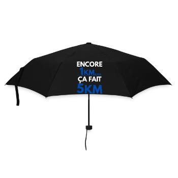 Another 1km is 5km humorous running - Umbrella (small) - black - Front